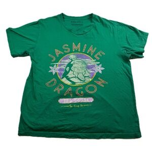 BoxLunch Nickelodeon Jasmine Dragon Logo T Shirt Green Mens Large